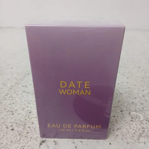 BOXED AND SEALED DATE WOMAN EAU DE PARFUM 100ML