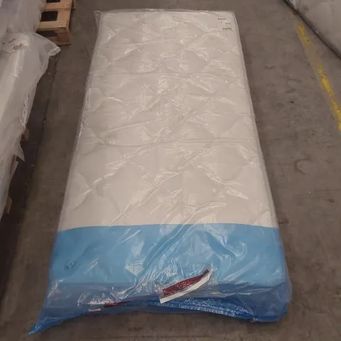 BAGGED DESIGNER SINGLE 90cm AIRSPRUNG LUXURY QUILTED MEDIUM MATTRESS