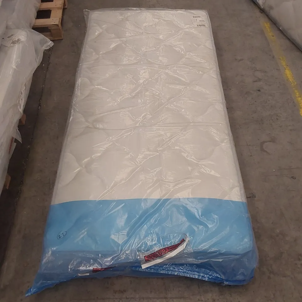 BAGGED DESIGNER SINGLE 90cm AIRSPRUNG LUXURY QUILTED MEDIUM MATTRESS RRP £251.1