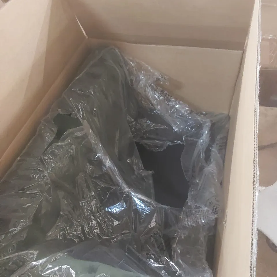 BOXED HAMPTON CHESTERFIELD CORNER SOFA PARTS - BOXES 1 AND 2 OUT OF 3 ONLY - ALSO MISSING CUSHIONS (2 BOXES)