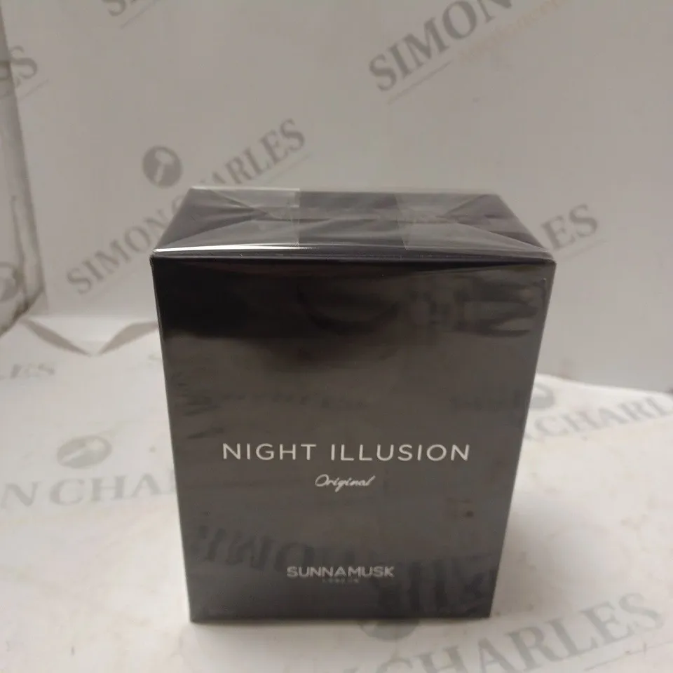 BOXED AND SEALED SUNNAMUSK LONDON NIGHT ILLUSION ORIGINAL EAU DE PARFUM 50ML