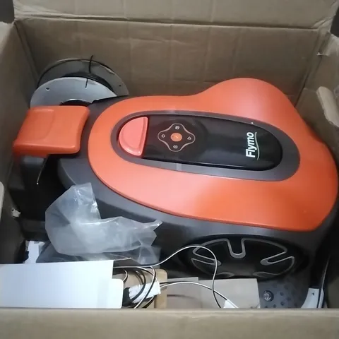 BOXED FLYMO EASILIFE GO 400 ROBOTIC LAWN MOWER FOR THE PERFECT MANICURED LAWN. 