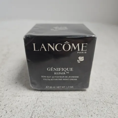 BOXED AND SEALED LANCOME MOISTURISER GENIFIQUE YOUTH ACTIVATING NIGHT CREAM 50ML ANTI-AGEING