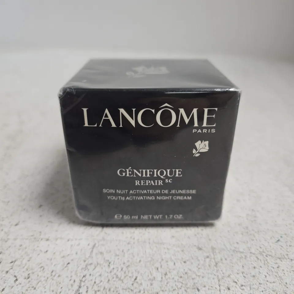 BOXED AND SEALED LANCOME MOISTURISER GENIFIQUE YOUTH ACTIVATING NIGHT CREAM 50ML ANTI-AGEING