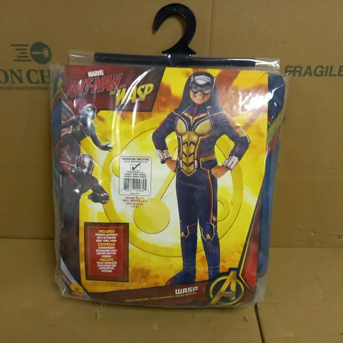 BOX OF APPROX 12 ANTMAN AND THE WASP CHILD COSTUMES - THE WASP SIZE M