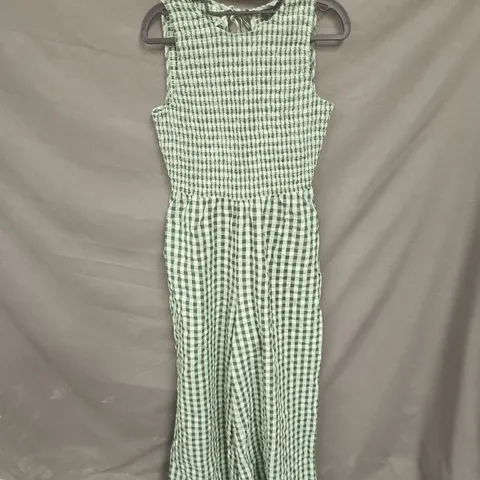NOBODYS CHILD RUTH JUMPSUIT IN SOFTS GREEN - UK 10