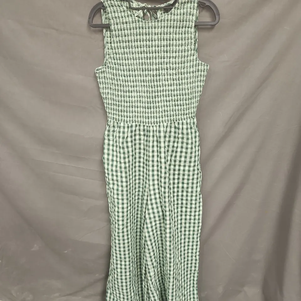 NOBODYS CHILD RUTH JUMPSUIT IN SOFTS GREEN - UK 10