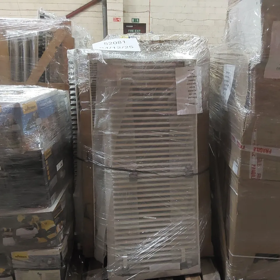 PALLET CONTAINING APPROXIMATELY 13x BRAND NEW 1400MM HORIZONTAL HOUSE RADIATOR HEATERS
