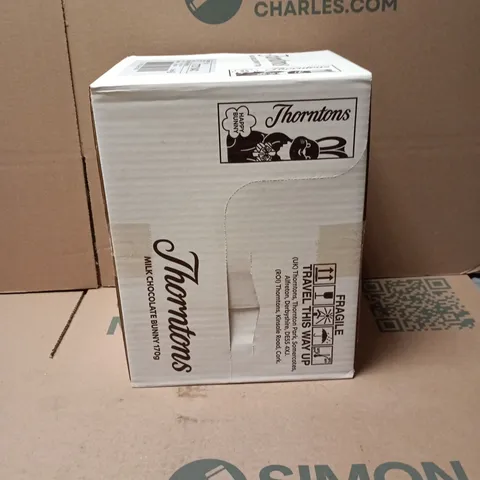 BOX OF 6 X THORNTONS 170G MILK CHOCOLATE BUNNY