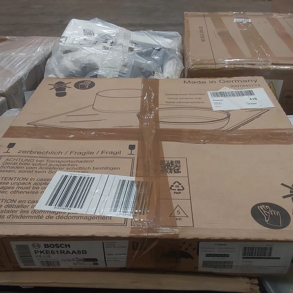 BOXED BOSCH SERIE 4 PNP6B6K40 GAS HOB WITH 4 ZONES
