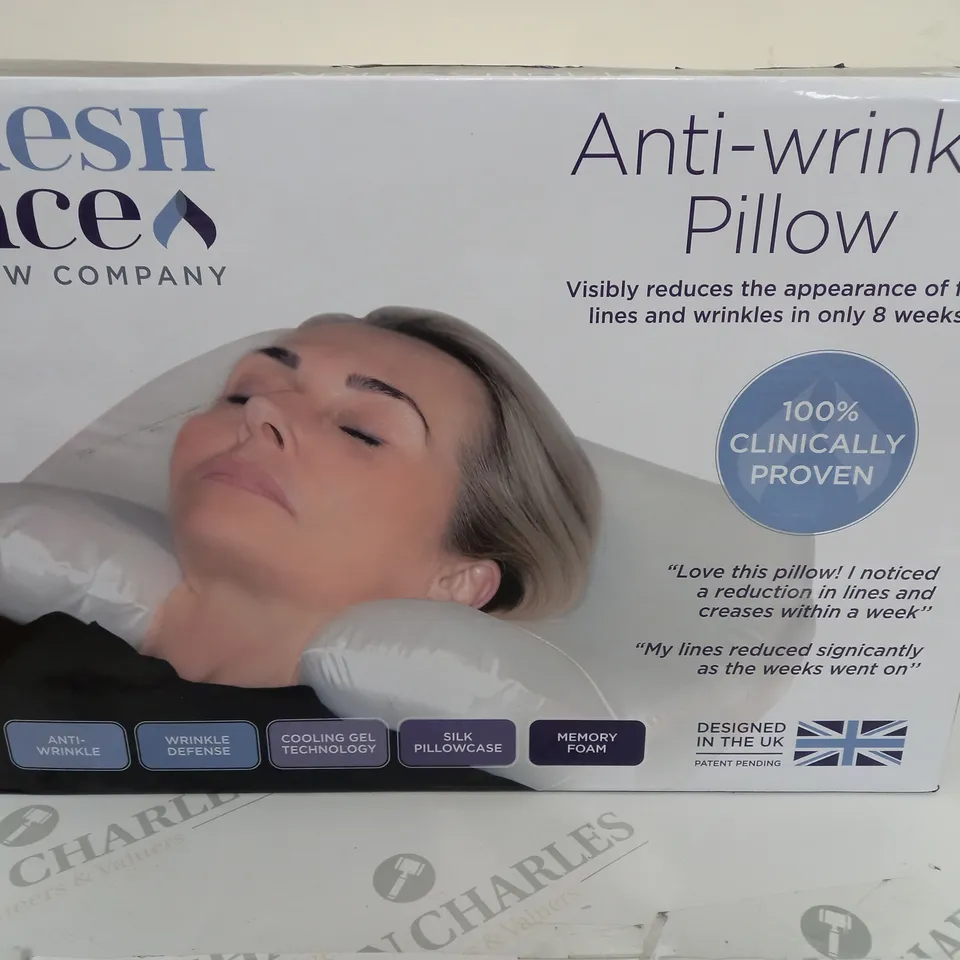 BOXED FRESH FACE ANTI WRINKLE PILLOW 