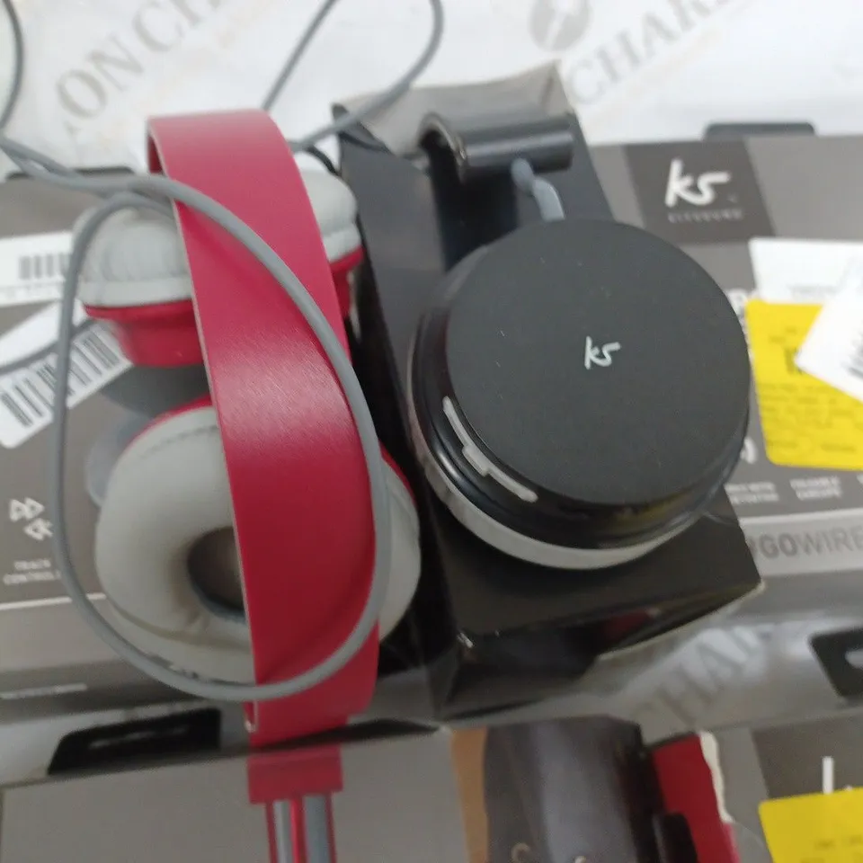 LOT OF 6 PAIRS OF KITSOUND METRO WIRELESS HEADPHONES
