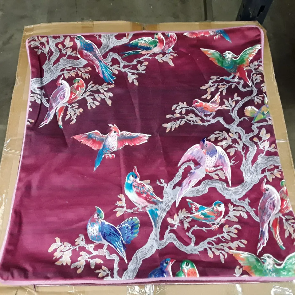 BIRDITY ABSURDITY SQUARE SCATTER CUSHION WITH FILLING 