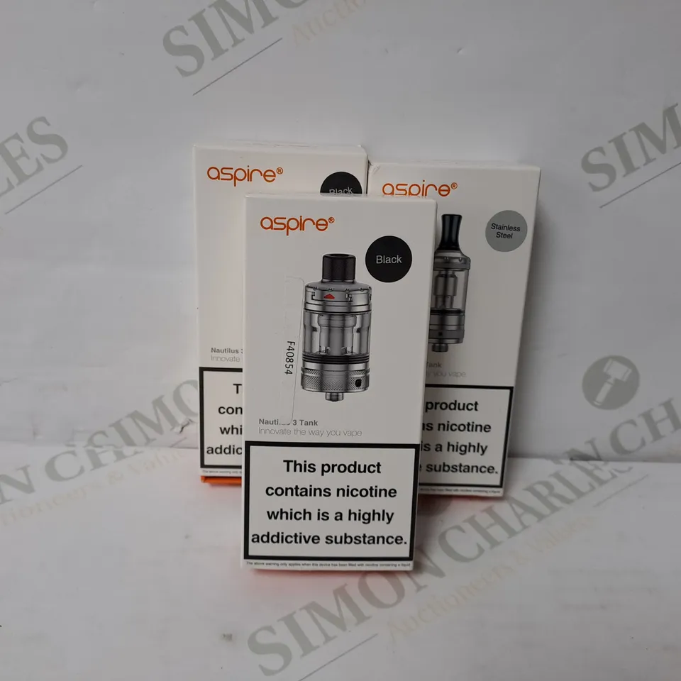 3 BOXED ASPIRE NAUTILUS NANO TANK