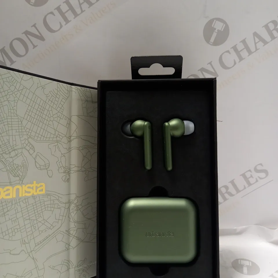 URBANISTA PARIS TRUE WIRELESS EARPHONES LAPTOP COMPUTER STEREO HEADPHONES 20H PLAYTIME