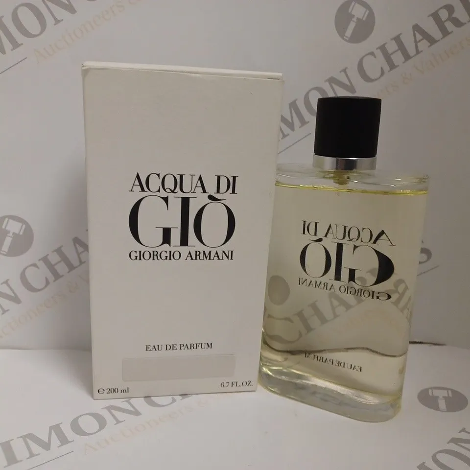 BOXED GIORGIO ARMANI ACQUA DI GIO MEN EAU DE PARFUM SPRAY - 200ML 