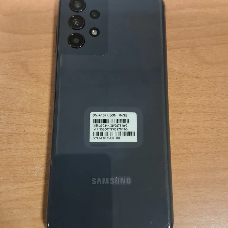 BOXED SAMSUNG GALAXY A13 64GB IN BLACK - SM-A137F