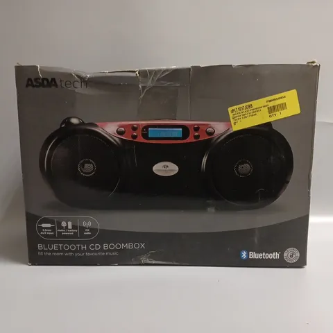BOXED ASDA TECH BLUETOOTH CD BOOMBOX