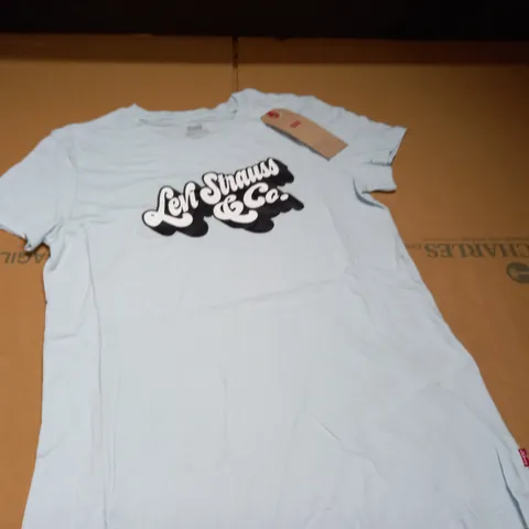 LEVIS LIGHT BLUE T-SHIRT - XS