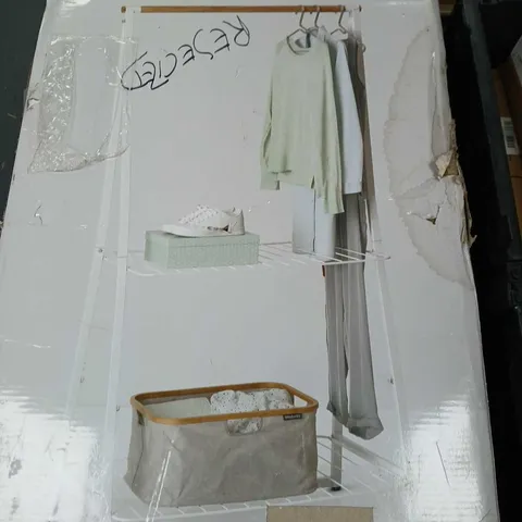 BRABANTIA LINN LARGE CLOTHES RACK - WHITE - COLLECTION ONLY 