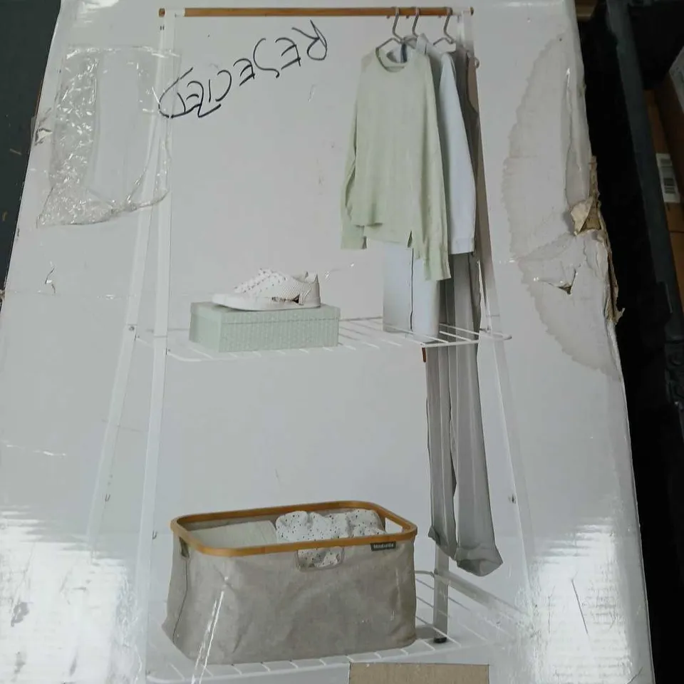 BRABANTIA LINN LARGE CLOTHES RACK - WHITE - COLLECTION ONLY 