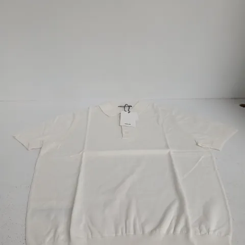 MNG WHITE POLO SHIRT β EU-L / US-L