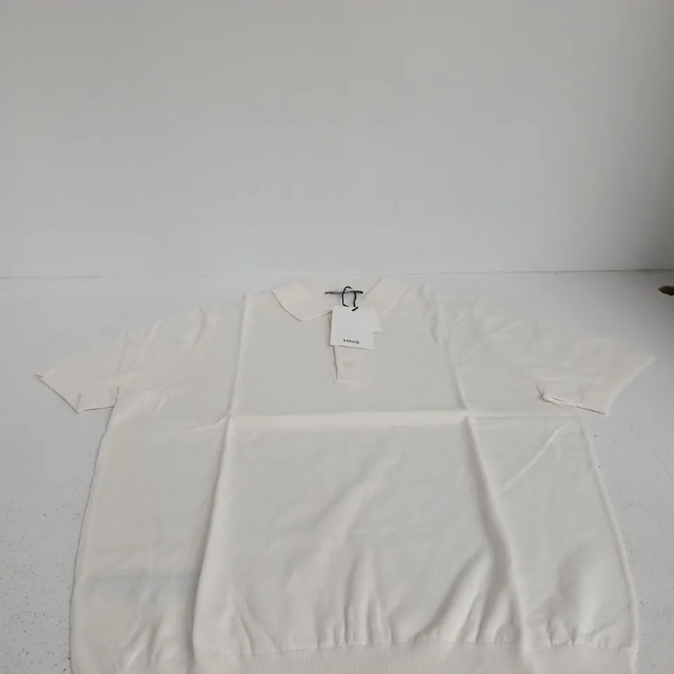 MNG WHITE POLO SHIRT – EU-L / US-L