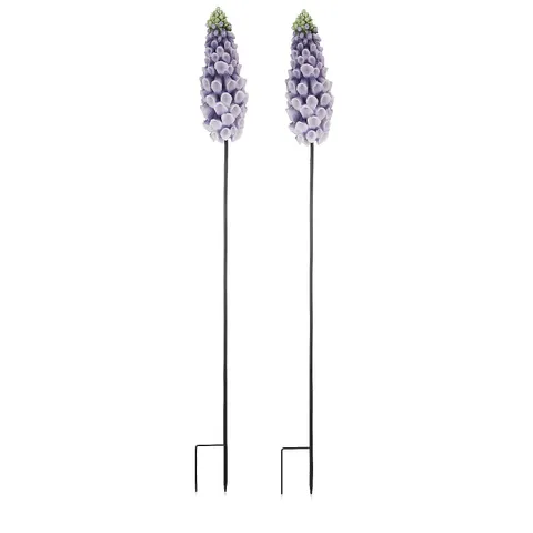 MY GARDEN STORIES SET OF 2 FOXGLOVES GARDEN STAKES