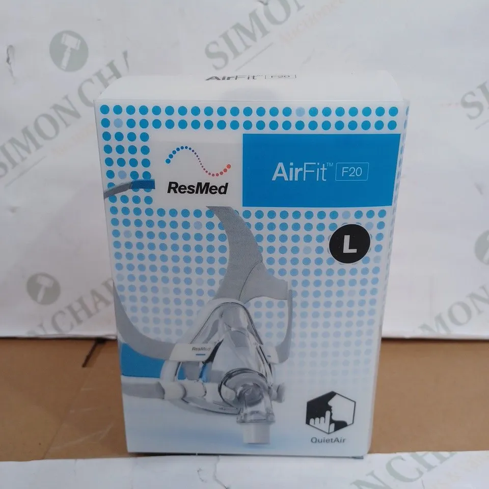 AIRFIT RESMED F20 FULL FACEMASK // SIZE: L