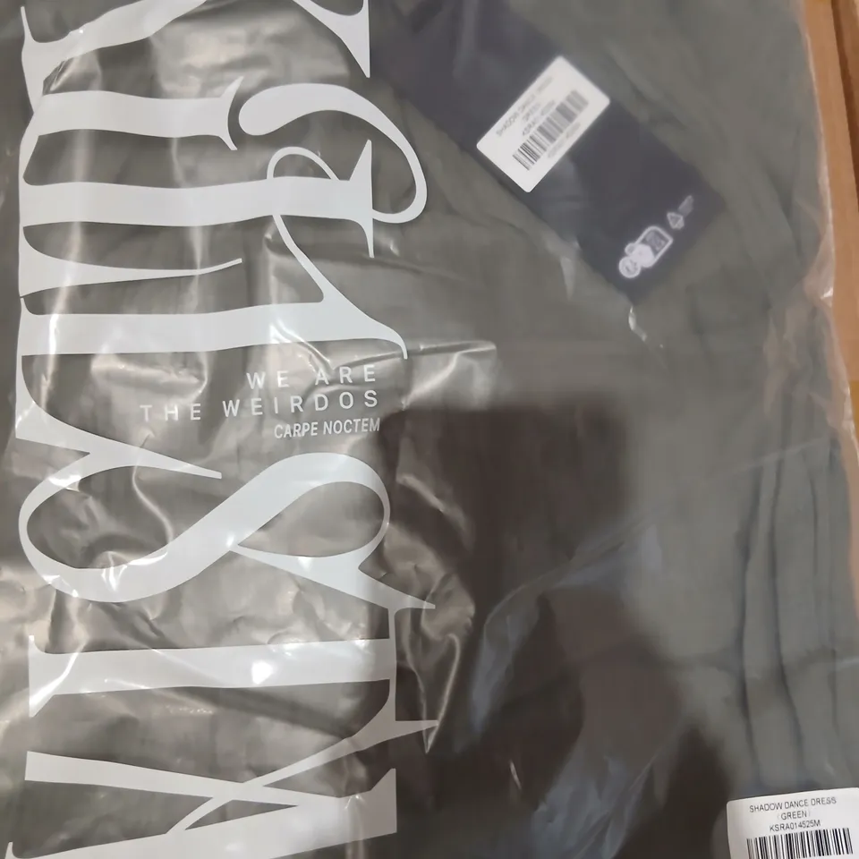 APPROXIMATELY 31 BRAND NEW KILLSTAR SHADOW DANCE DRESS GREEN