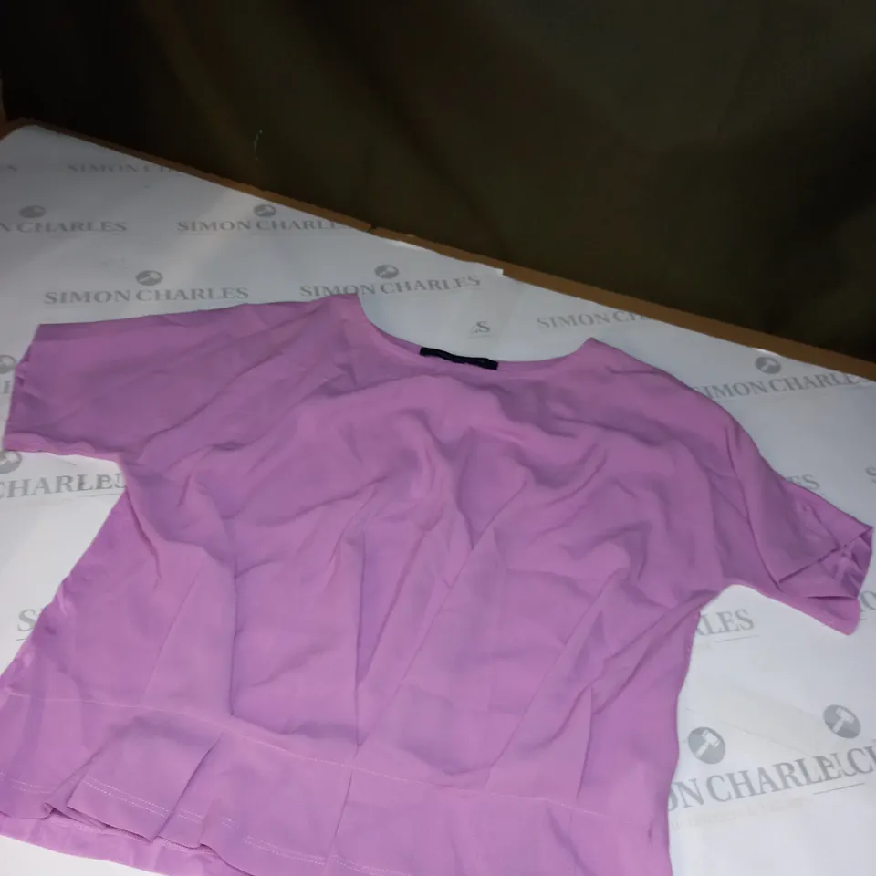 LARGE FRENCH CONNECTION VIOLET CROP TOP