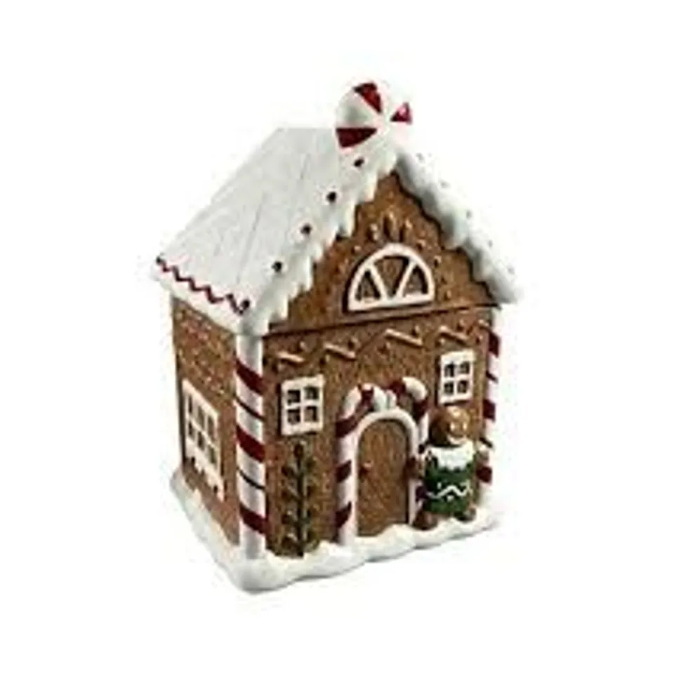 SANTA EXPRESS GINGERBREAD COOKIE JAR
