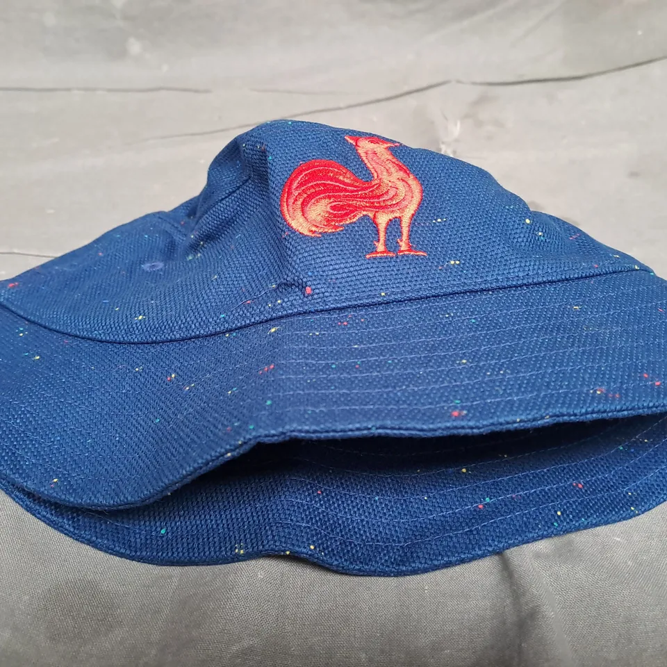 ADIDAS FRANCE RUGBY BUCKET HAT IN  DARK BLUE ONE SIZE FITS ALL