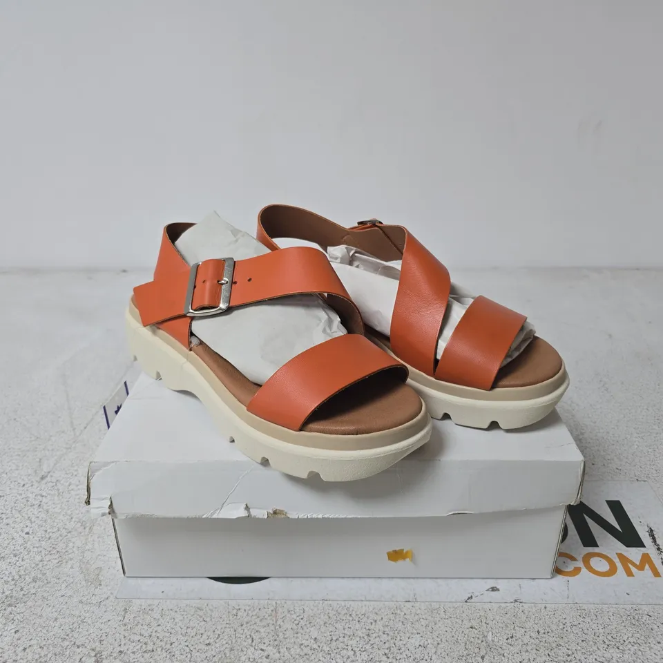 LOTUS UK 6 LUANA ULP350 ORANGE SANDALS – EU 40