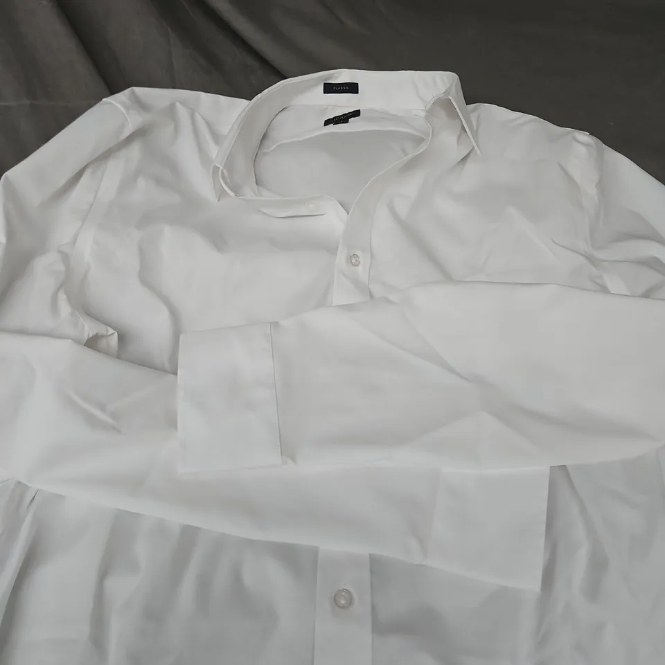 J.CREW CLASSIC WHITE DRESS SHIRT - MEN'S LT