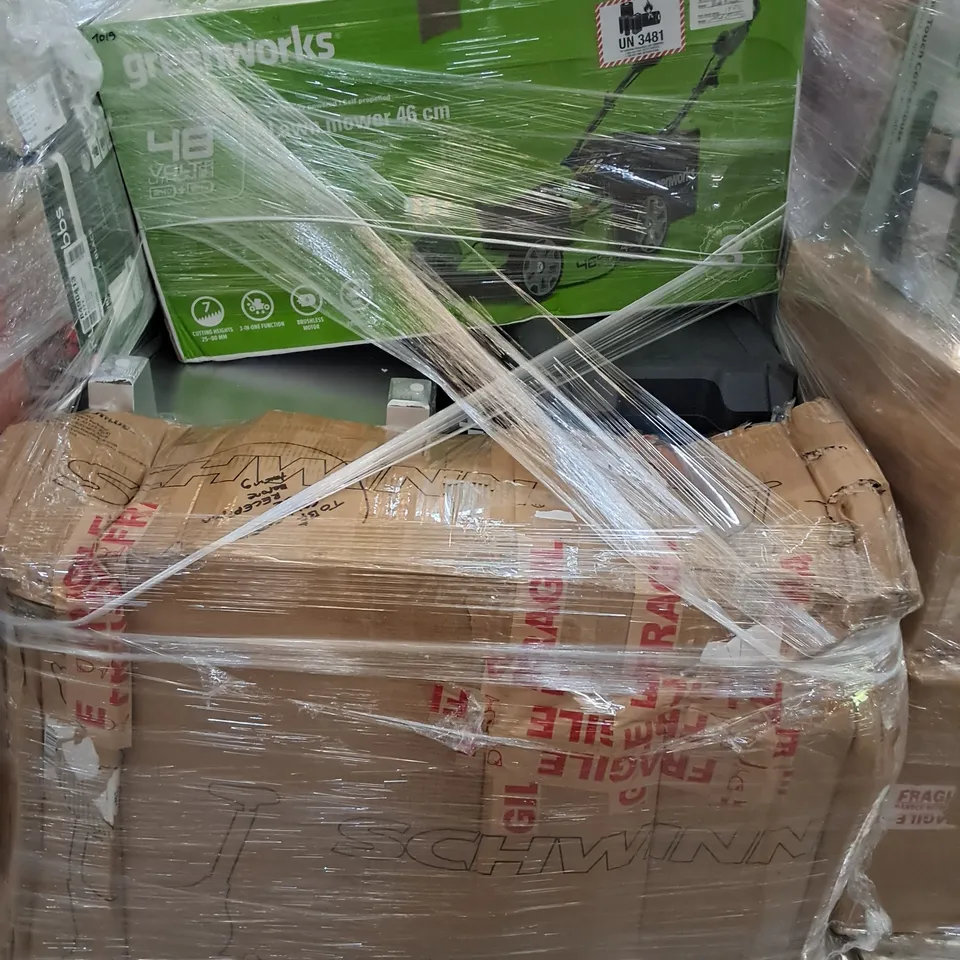 PALLET OF APPROXIMATELY 5 UNPROCESSED RAW RETURN HOUSEHOLD AND ELECTRICAL GOODS TO INCLUDE;