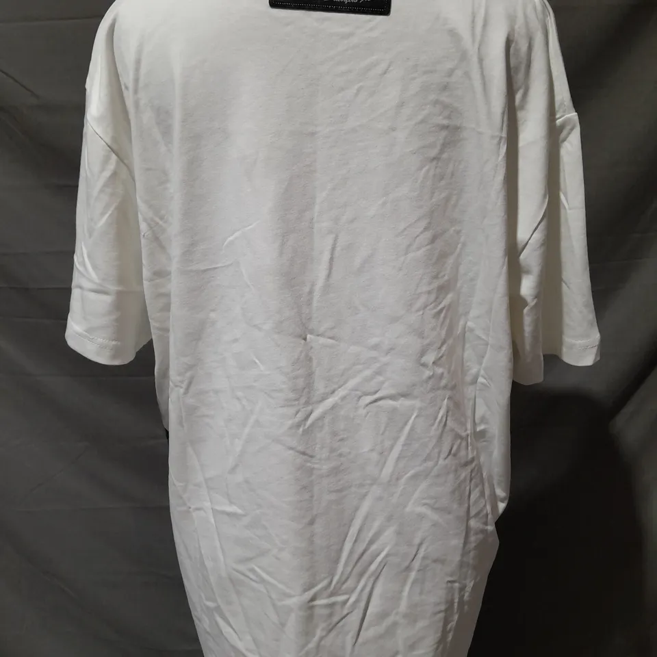 BALMAIN PARIS T-SHIRT IN WHITE SIZE XL