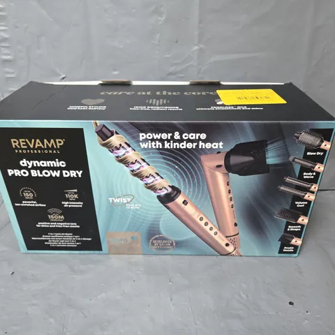 BOXED REVAMP PROFESSIONAL DYNAMIC PRO BLOW DRY DR-2850GD-GB