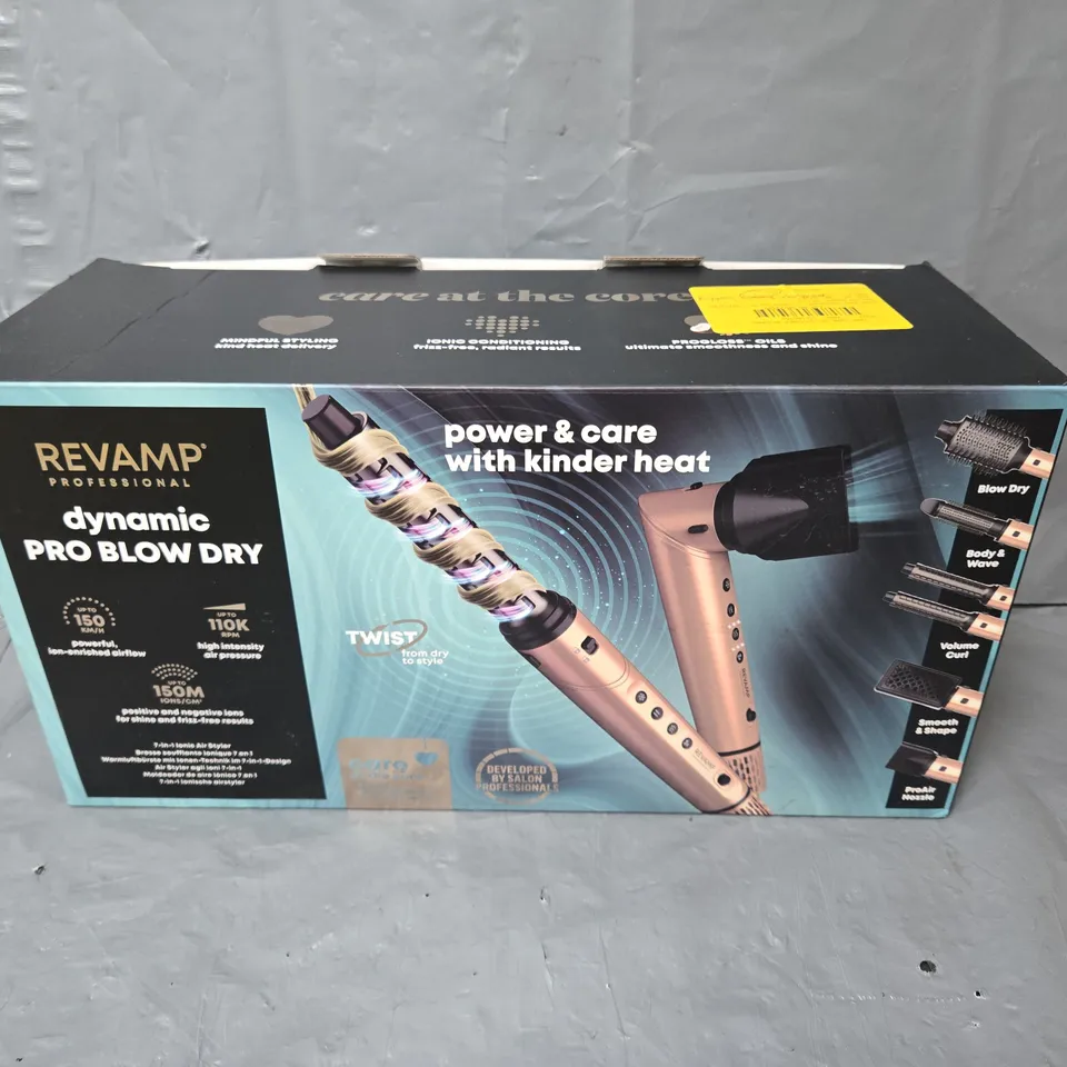 BOXED REVAMP PROFESSIONAL DYNAMIC PRO BLOW DRY DR-2850GD-GB
