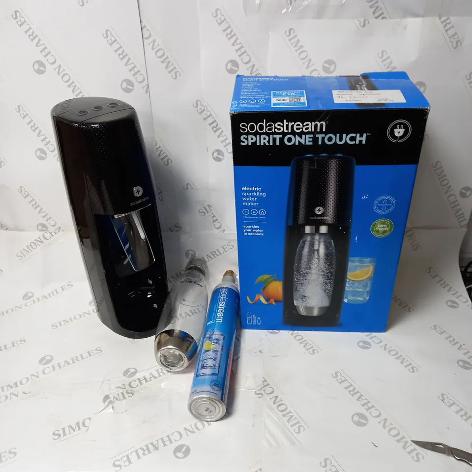 BOXED SODASTREAM SPIRIT ONE TOUCH SPARKLING WATER MAKER