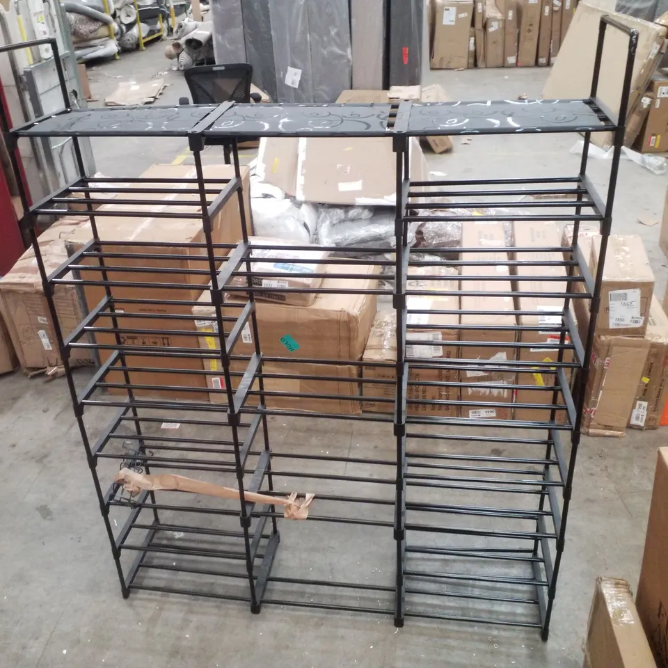 BOXED 50 PAIR SHOE RACK