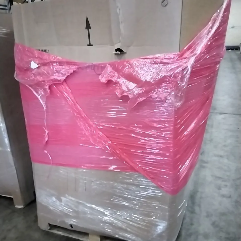 PALLET OF ASSORTED PRODUCTS INCLUDING ROUNDED RECTANGLE MIRROR, COUNTERBALANCE MONITER ARM, CONVECTOR HEATER, TABLE FOOTBALL