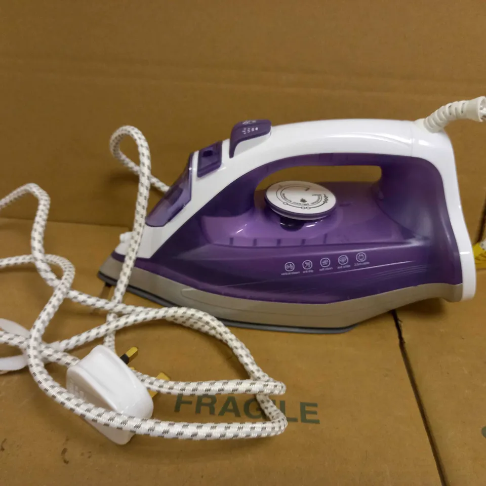 RUSSELL HOBBS STEAM GENERATOR IRON - PURPLE/WHITE - IRON ONLY