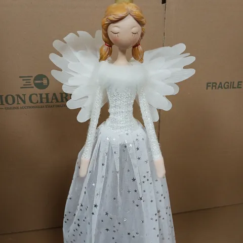 50CM BATTERY OPERATED WHITE ANGEL