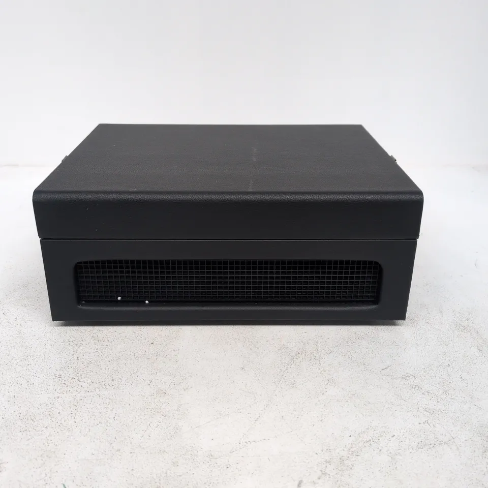 RETRO MUSIQUE BLUETOOTH TABLE TOP TURNTABLE – BLACK (BOXED WITH LID)