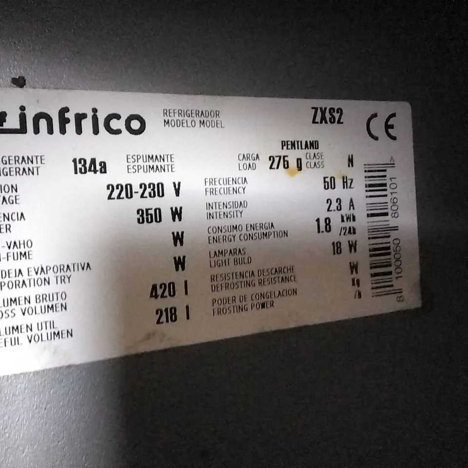 INFRICO ZXS2 DISPLAY REFRIGERATOR 