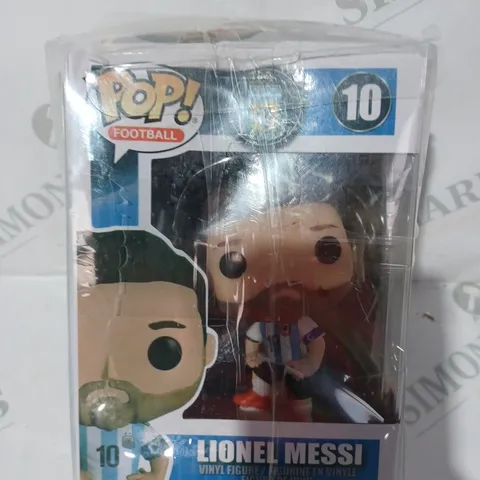 BOXED FUNKO POP FOOTBALL 10 - LIONEL MESSI COLLECTIBLE VINYL FIGURE