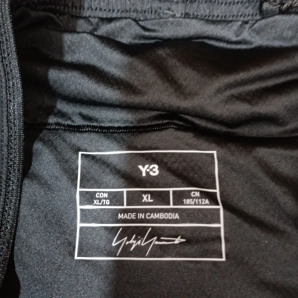 ADIDAS Y-3 M RUN SHORTS RC BLACK UK XL