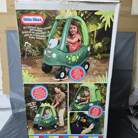 BOXED LITTLE TIKES COZY COUPE DINO - COLLECTION ONLY