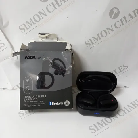BOXED TRUE WIRELESS BLUETOOTH EARBUDS WITH CHARGING CASE
